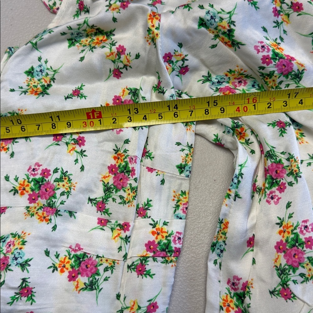 NWT For Love and Lemons Floral Long Sleeve Crop Top - Picture 7 of 9
